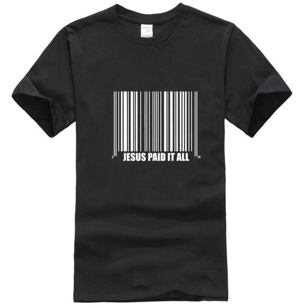 eu size jesus paid it all funny design black summer short sleeved fashionable tees o-neck 100% cotton t shirt
eu size jesus paid it all funny design black summer short sleeved fashionable tees o-neck 100% cotton t shirt