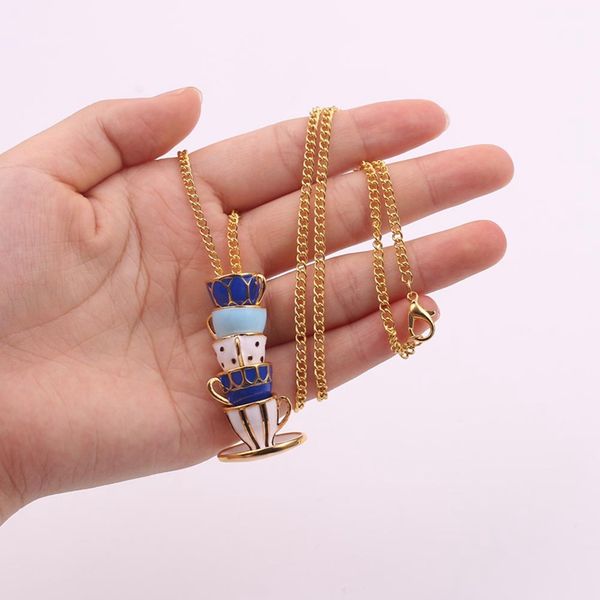new handmade sweater chain denim jacket clothing accessories long necklace jewelry pendant cup necklace female, Silver
new handmade sweater chain denim jacket clothing accessories long necklace jewelry pendant cup necklace female, Silver