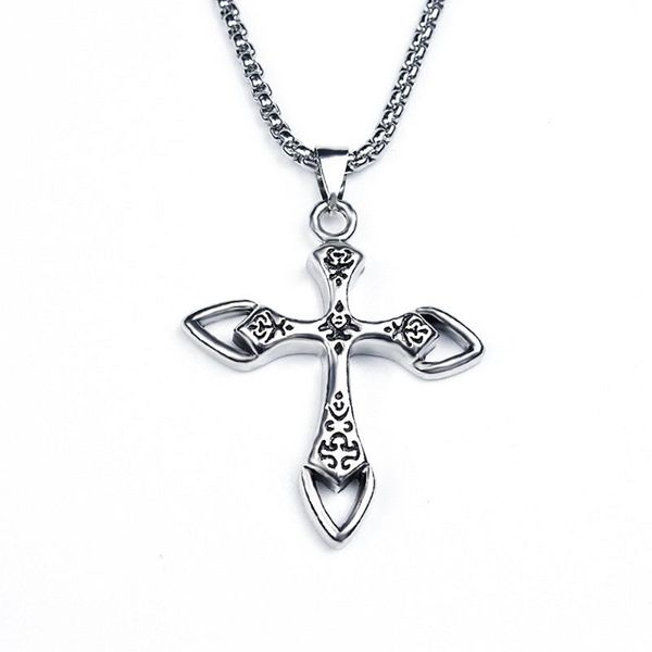 5pcs european and american fashion retro cylindrical cross pendant necklace men's domineering pendant necklace, Silver
5pcs european and american fashion retro cylindrical cross pendant necklace men's domineering pendant necklace, Silver