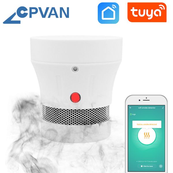 tuya wifi smoke alarm fire protection smoke detector sensor fire alarm home security system firefighters not include battery, Black;white
tuya wifi smoke alarm fire protection smoke detector sensor fire alarm home security system firefighters not include battery, Black;white