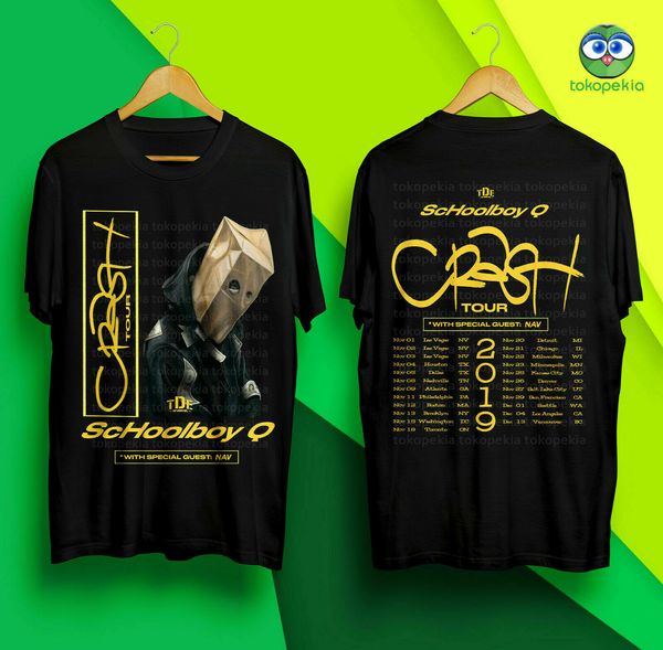 schoolboy q with guest nav crash tour 2019 merch t-shirt s-5xl
schoolboy q with guest nav crash tour 2019 merch t-shirt s-5xl