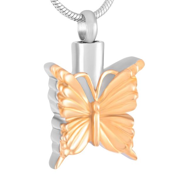 ijd9250 stainless steel cremation gold butterfly memorial pendant for ashes urns keepsake necklace jewelry for women, Silver
ijd9250 stainless steel cremation gold butterfly memorial pendant for ashes urns keepsake necklace jewelry for women, Silver