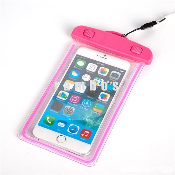 ip68 waterproof smart phone pouch case transparent diving dry bag with wrist strap for iphone 7
ip68 waterproof smart phone pouch case transparent diving dry bag with wrist strap for iphone 7