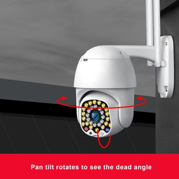 32 lights sound and light alarm automatic tracking wireless wifi camera high defintion ptz outdoor dual light source
32 lights sound and light alarm automatic tracking wireless wifi camera high defintion ptz outdoor dual light source