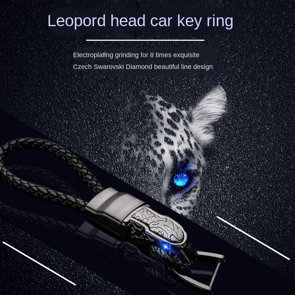 keychains grade car keychain set crystal business leather rope creative leopard metal key chain fashion pendant keyring, Silver
keychains grade car keychain set crystal business leather rope creative leopard metal key chain fashion pendant keyring, Silver