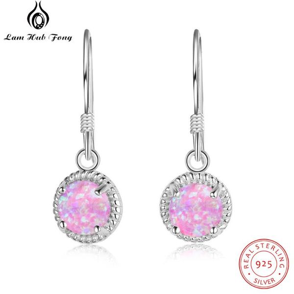 dangle & chandelier real 925 sterling silver drop earrings with round pink opal for women wedding gift fine jewelry (lam hub fong)
dangle & chandelier real 925 sterling silver drop earrings with round pink opal for women wedding gift fine jewelry (lam hub fong)
