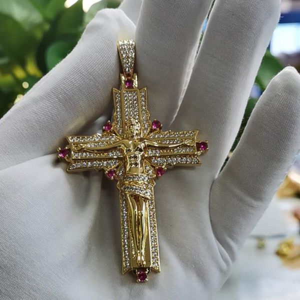 pendant necklaces hip hop micro paved cubic zirconia bling out jesus piece cross pendants for men rapper jewelry drop shippnig, Silver
pendant necklaces hip hop micro paved cubic zirconia bling out jesus piece cross pendants for men rapper jewelry drop shippnig, Silver