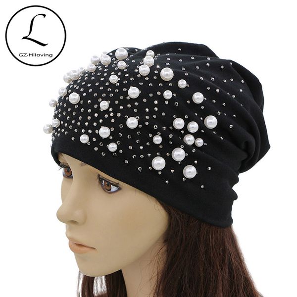 beanie/skull caps gzhilovingl women's beanie hat polyester cotton summer thin shiny rhinestone pearl hats slouchy beanies skullies, Blue;gray
beanie/skull caps gzhilovingl women's beanie hat polyester cotton summer thin shiny rhinestone pearl hats slouchy beanies skullies, Blue;gray