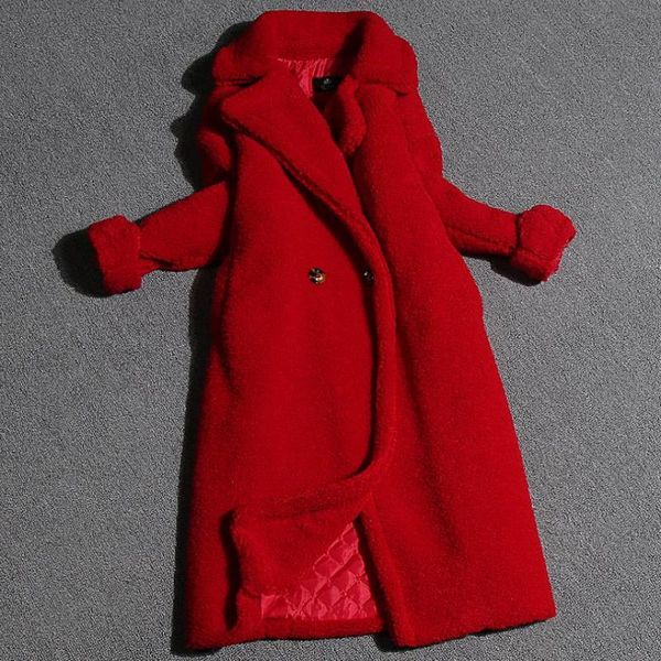 winter lambswool coat women's long warm faux fur coats female plus size sheep sheared lamb jacket coat womens fur overcoat, Black
winter lambswool coat women's long warm faux fur coats female plus size sheep sheared lamb jacket coat womens fur overcoat, Black