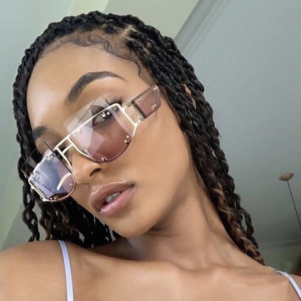 ttlife fashion square sunglasses women new oversized mirror men shades glasses metal rivet trend female eyewear, White;black
ttlife fashion square sunglasses women new oversized mirror men shades glasses metal rivet trend female eyewear, White;black