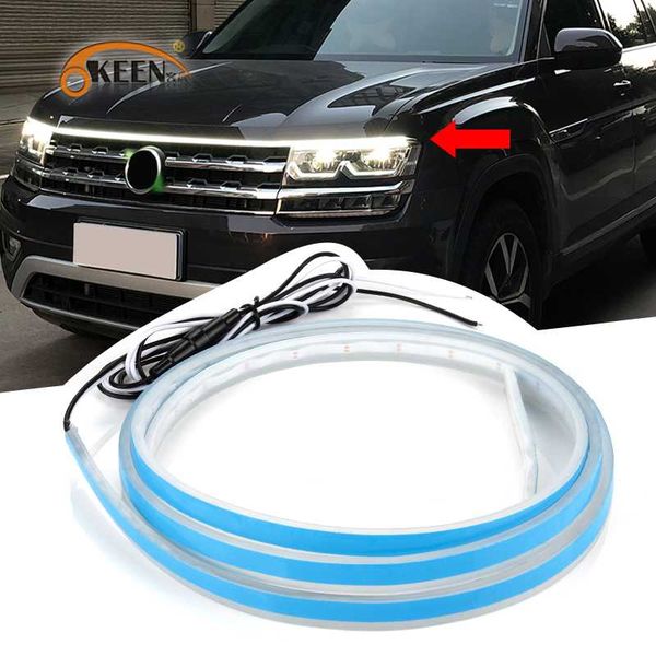okeen waterproof 12v car led headlight strips white drl daytime running lights flexible soft tube hood car led lights
okeen waterproof 12v car led headlight strips white drl daytime running lights flexible soft tube hood car led lights