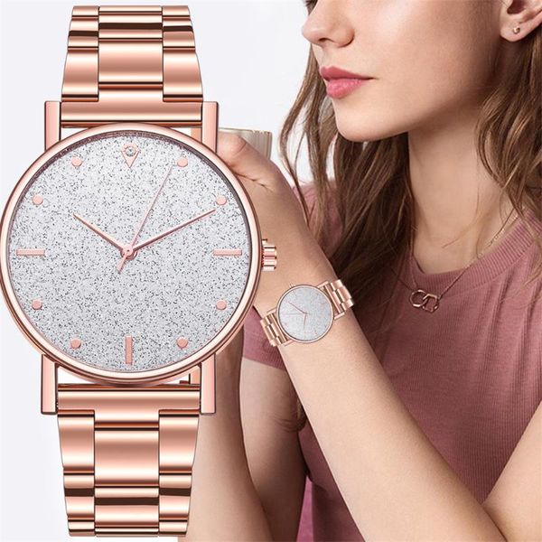 casual women quartz watch stainless steel belt starry sky wrist watch clock ladies simple dress gfit femme fn70, Slivery;brown
casual women quartz watch stainless steel belt starry sky wrist watch clock ladies simple dress gfit femme fn70, Slivery;brown