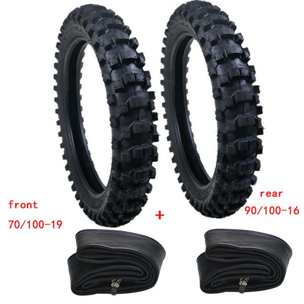 2.50-19" 70/100-19 tire & tube for dirt bike motorcross off road pit pro tyre tire tube pit pro trail dirt klx