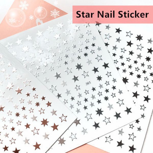 1pcs lovely stars geometry 3d nails art sticker gold/silver/rose gold ornaments self-adhesive sliders manicure accessories new, Black
1pcs lovely stars geometry 3d nails art sticker gold/silver/rose gold ornaments self-adhesive sliders manicure accessories new, Black
