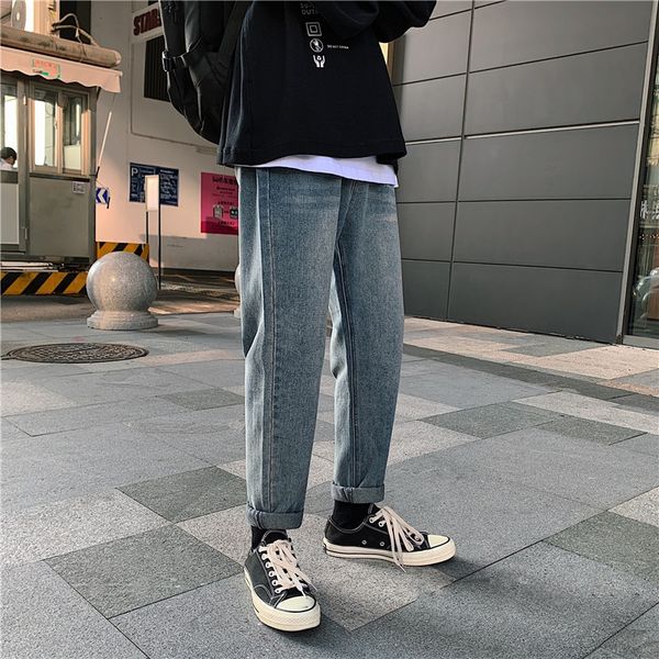 autumn men's new small straight leg men's teenagers loose straight long pants trendy jeans and jeanstrousers and jeans rzzzv, Blue
autumn men's new small straight leg men's teenagers loose straight long pants trendy jeans and jeanstrousers and jeans rzzzv, Blue