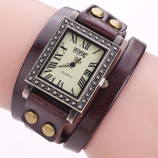 wristwatches ccq brand women genuine leather bracelet square roma watches casual female quartz analog gift clock, Slivery;brown
wristwatches ccq brand women genuine leather bracelet square roma watches casual female quartz analog gift clock, Slivery;brown