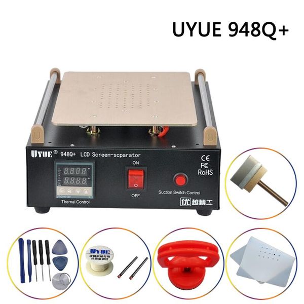 mobile phone lcd screen separator uyue 948q + built-in vacuum pump max. 11-inch glass touch screen renovation
mobile phone lcd screen separator uyue 948q + built-in vacuum pump max. 11-inch glass touch screen renovation