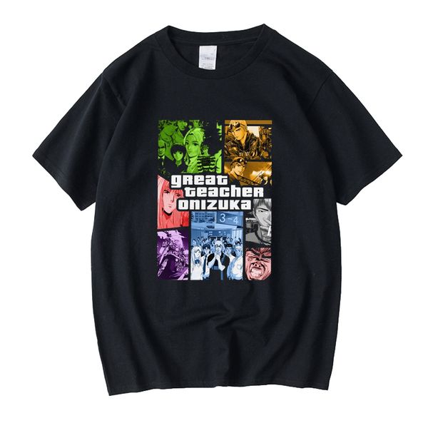great teacher onizuka tshirt men pure cotton japanese manga eikichi t-shirt anime gto t shirt short sleeve fashion tee gift
great teacher onizuka tshirt men pure cotton japanese manga eikichi t-shirt anime gto t shirt short sleeve fashion tee gift