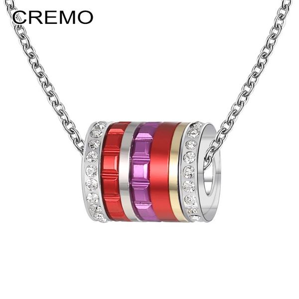 cremo georgettes diy necklace women stainless steel chain pendant interchangeable combination pendant crystal necklace femme, Silver
cremo georgettes diy necklace women stainless steel chain pendant interchangeable combination pendant crystal necklace femme, Silver
