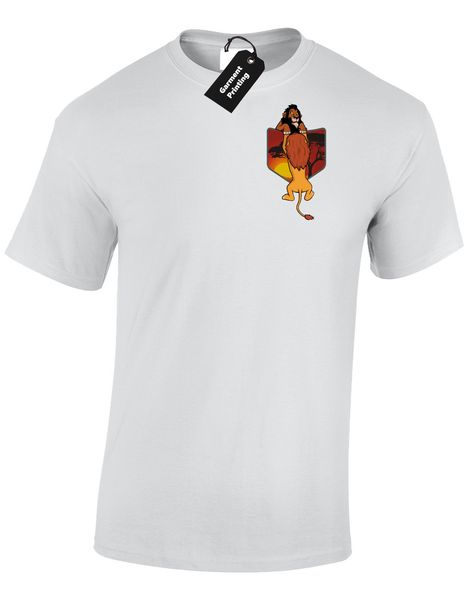 mufasa scar pocket mens t-shirt funny lion design king retro cute (colour
mufasa scar pocket mens t-shirt funny lion design king retro cute (colour
