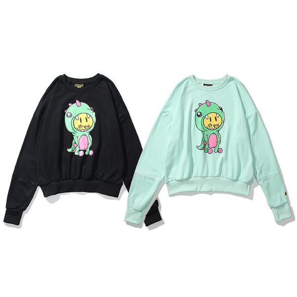 new mens designer hoodies fashion long sleeve pullover smiling little dinosaur lover leisure round-collar men and womens stylist sweatshirts, Black
new mens designer hoodies fashion long sleeve pullover smiling little dinosaur lover leisure round-collar men and womens stylist sweatshirts, Black
