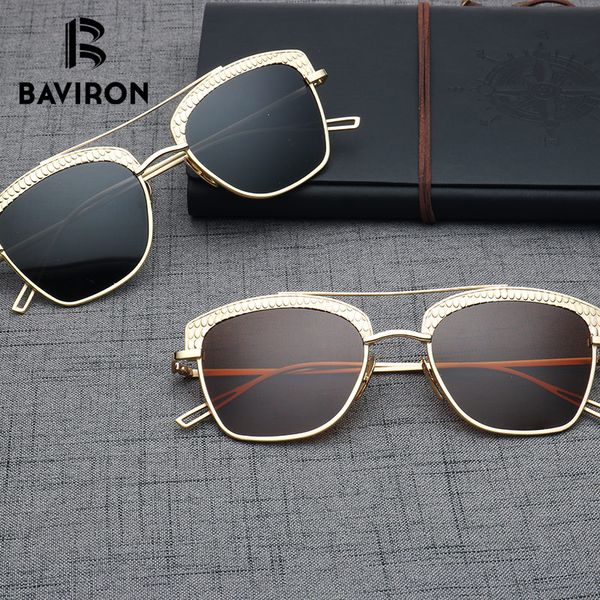 baviron brand designer fashion sunglasses polarized mirrored uv400 driving glasses for men metal frame sun glasses women, White;black
baviron brand designer fashion sunglasses polarized mirrored uv400 driving glasses for men metal frame sun glasses women, White;black