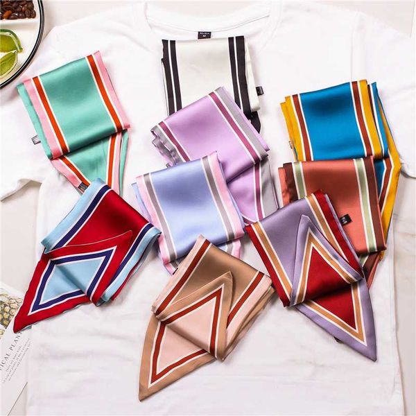 women neck scarf luxury solid silk skinny scarfs lady hairband satin bag ribbons wrap tie 2020 new female hairband, Blue;gray
women neck scarf luxury solid silk skinny scarfs lady hairband satin bag ribbons wrap tie 2020 new female hairband, Blue;gray