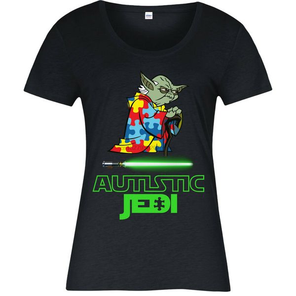 autistic jedi men t-shirt awareness autism black cotton ladies top 
autistic jedi men t-shirt awareness autism black cotton ladies top