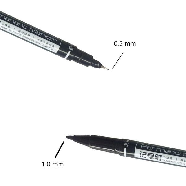 12pcs black pen pack blue ink 0.5mm marker pen 1mm marker fine red oil ink medium marker point tip waterproof permanent twin wkstd bde_luck, Blue;orange
12pcs black pen pack blue ink 0.5mm marker pen 1mm marker fine red oil ink medium marker point tip waterproof permanent twin wkstd bde_luck, Blue;orange