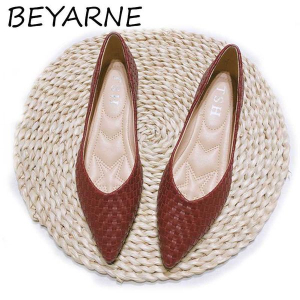 beyarne new red style 2020women ballerinas spring autumn brand pointed toe weave women shoes office ladies soft unique work shoe, Black
beyarne new red style 2020women ballerinas spring autumn brand pointed toe weave women shoes office ladies soft unique work shoe, Black