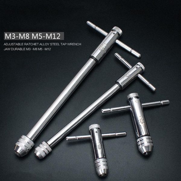 1pc m3-m8 m5-m12 lengthen reversible t bar handle ratchet for tap die taps wrenches wire tapping wrench adjustable holder tool
1pc m3-m8 m5-m12 lengthen reversible t bar handle ratchet for tap die taps wrenches wire tapping wrench adjustable holder tool