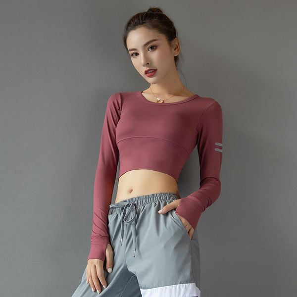 2020 women's skinny stretch quick-drying short navel sports running clothing with chest pad yoga clothes yoga clothes lcjze, Gray
2020 women's skinny stretch quick-drying short navel sports running clothing with chest pad yoga clothes yoga clothes lcjze, Gray