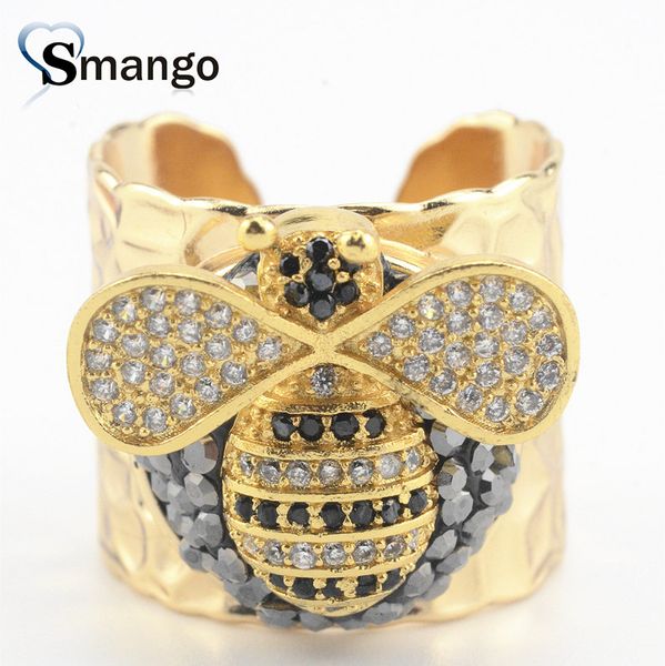 cluster rings smango luxury bee adjustable rings,ladies fashion rings,can wholesale, Golden;silver
cluster rings smango luxury bee adjustable rings,ladies fashion rings,can wholesale, Golden;silver