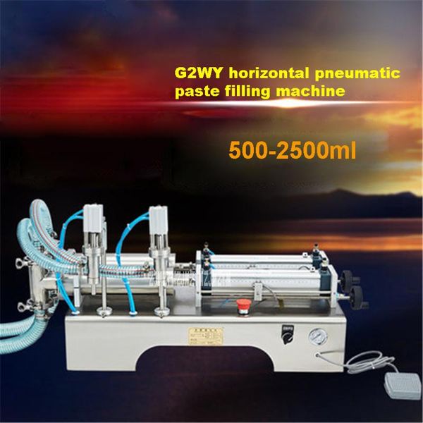 g2wy pneumatic automatic paste filling machine horizontal double-head filling machine 110v/220v 500w 0.6mpa 500-2500ml sale
g2wy pneumatic automatic paste filling machine horizontal double-head filling machine 110v/220v 500w 0.6mpa 500-2500ml sale