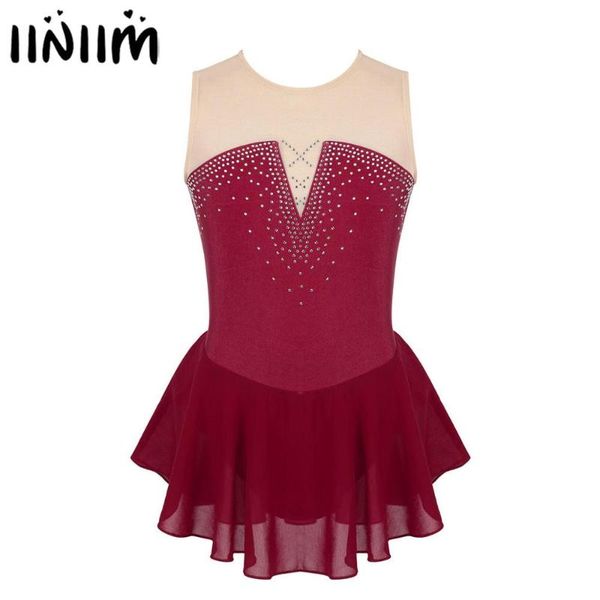 stage wear girls tutu ballet dress shiny rhinestones mesh spliced chiffon ballerina dancing professional gymnastics leotards costume, Black;red
stage wear girls tutu ballet dress shiny rhinestones mesh spliced chiffon ballerina dancing professional gymnastics leotards costume, Black;red