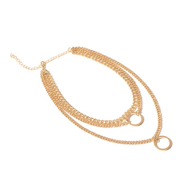 Fashion Women Multi-layer Punk Circle Jewelry Pendant Chain Clavicle Choker Necklace, Silver
Fashion Women Multi-layer Punk Circle Jewelry Pendant Chain Clavicle Choker Necklace, Silver