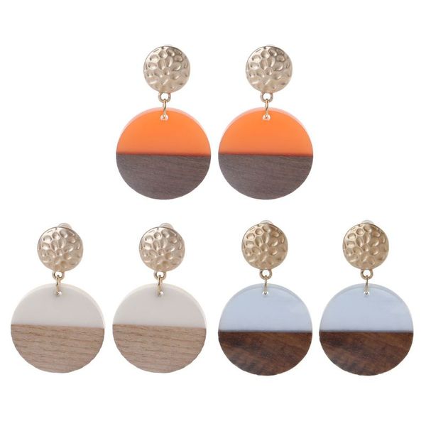 resin wood art round discs natural wooden drop earrings for women fashion jewelry, Silver
resin wood art round discs natural wooden drop earrings for women fashion jewelry, Silver