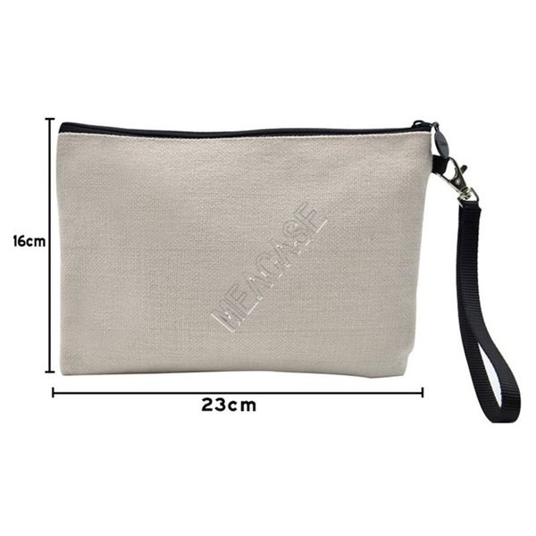 diy thickened linen cosmetic bag zipper clutch bag storage thermal transfer sublimation blank plain designers bags women handbag tote d92408, Black
diy thickened linen cosmetic bag zipper clutch bag storage thermal transfer sublimation blank plain designers bags women handbag tote d92408, Black