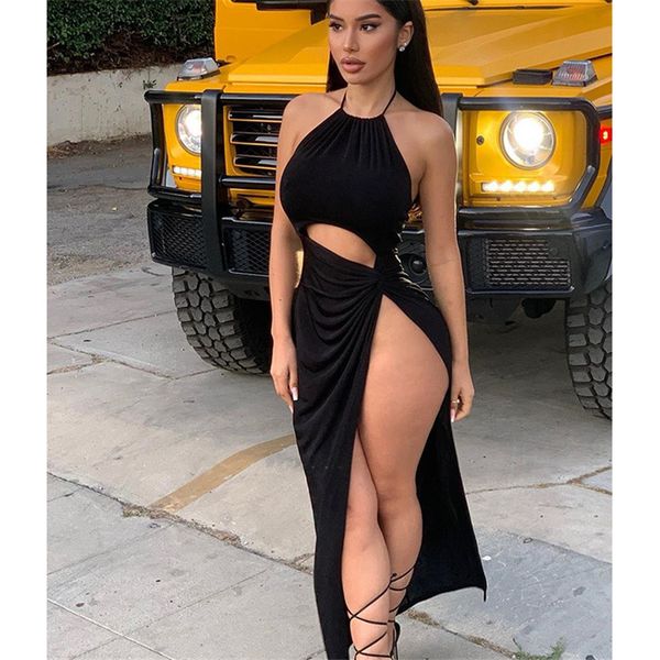 julissa mo black halter split long dress women summer off shoulder ruched party dress alegant backless slim long vestidos, Black;gray
julissa mo black halter split long dress women summer off shoulder ruched party dress alegant backless slim long vestidos, Black;gray