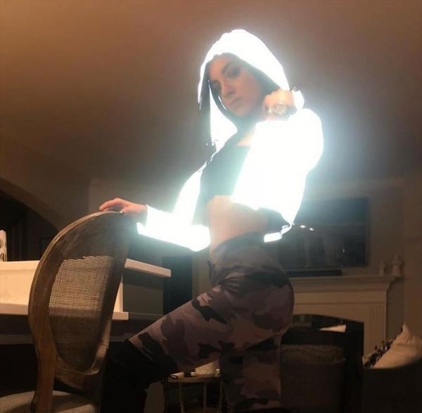autumn full reflective jacket women harajuku hooded hip hop streetwear night shiny zipper long sleeve cropped coats outwear, Black
autumn full reflective jacket women harajuku hooded hip hop streetwear night shiny zipper long sleeve cropped coats outwear, Black