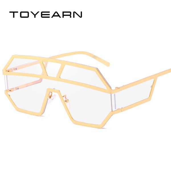 sunglasses 2021 fashion design oversized women men goggle glasses one piece metal unique shield, White;black
sunglasses 2021 fashion design oversized women men goggle glasses one piece metal unique shield, White;black