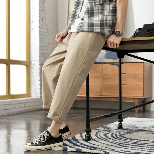 men's casual casual and trousers wide leg trousers ankle-length summer thin wide straight men's pants korean style loose wide-leg, Blue
men's casual casual and trousers wide leg trousers ankle-length summer thin wide straight men's pants korean style loose wide-leg, Blue