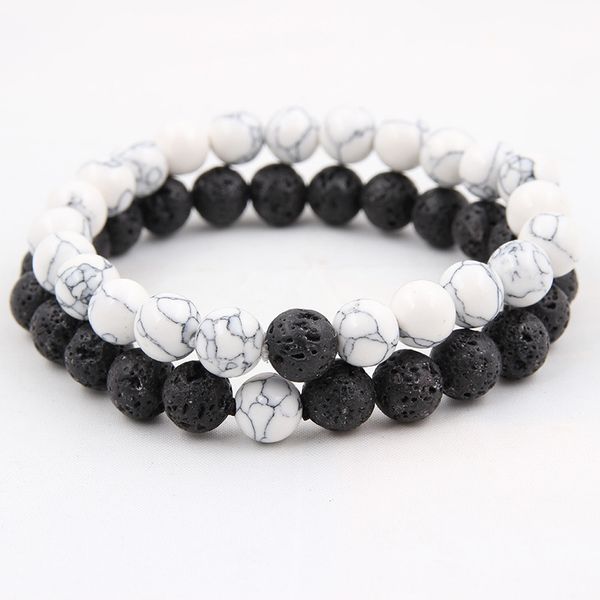 2pcs / set пара strand браслет мода природный камень тигровый глаз лава рок бусины упругие браслеты подарок для мужчины женщины лучший друг, Black
2pcs / set пара strand браслет мода природный камень тигровый глаз лава рок бусины упругие браслеты подарок для мужчины женщины лучший друг, Black