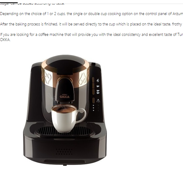 Turkish Coffee Machine | Coffee Machine | Coffee automatic 2 Medium cup capacity for home and so on
Turkish Coffee Machine | Coffee Machine | Coffee automatic 2 Medium cup capacity for home and so on