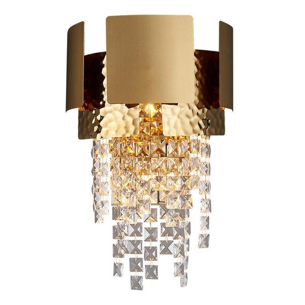 modern led crystal lampshade wall sconce decor led wall crystal light plating gold lamp for living room bedside lamp
modern led crystal lampshade wall sconce decor led wall crystal light plating gold lamp for living room bedside lamp