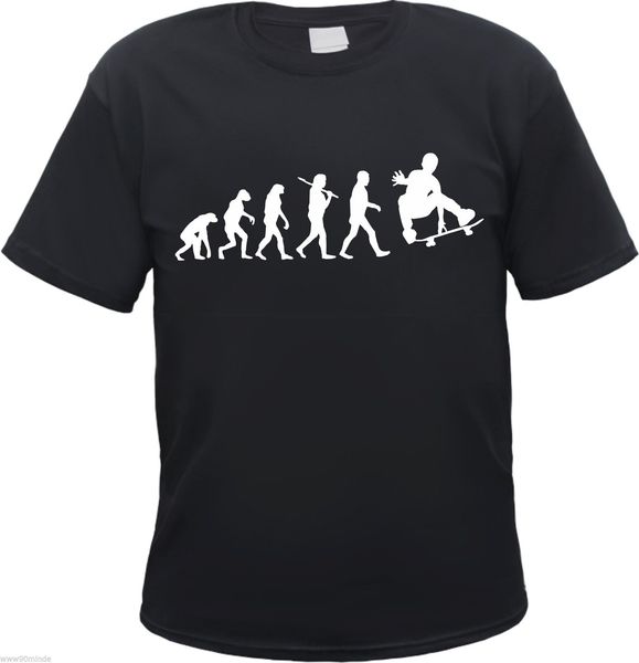 skater t-shirt evolution - various print colours - skateboard boarder
skater t-shirt evolution - various print colours - skateboard boarder