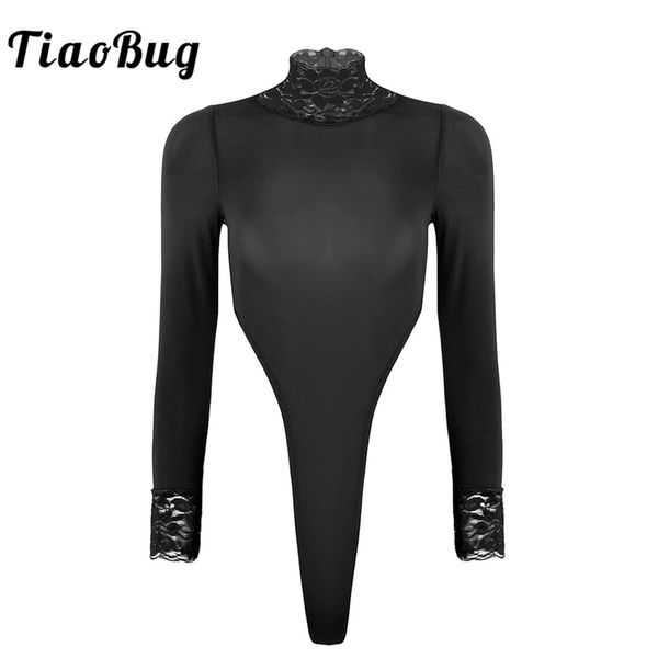 tiaobug fashion women long sleeve floral lace bodysuit turtleneck high cut leotard women bodysuit overall playsuit teddy, Black;white
tiaobug fashion women long sleeve floral lace bodysuit turtleneck high cut leotard women bodysuit overall playsuit teddy, Black;white