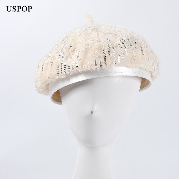 berets uspop 2021 sequins women breathable beret hat for spring summer autumn, Blue;gray
berets uspop 2021 sequins women breathable beret hat for spring summer autumn, Blue;gray