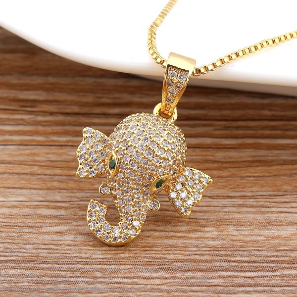cute cz elephant necklaces&pendants gold color cubic zirconia women girl lucky jewelry birthday new year gift 0927, Silver
cute cz elephant necklaces&pendants gold color cubic zirconia women girl lucky jewelry birthday new year gift 0927, Silver