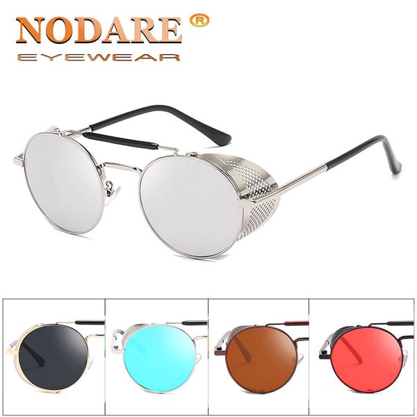 sunglasses nodare metal round steampunk men women brand designer vintage sun glasses for male uv400 shades oculos, White;black
sunglasses nodare metal round steampunk men women brand designer vintage sun glasses for male uv400 shades oculos, White;black